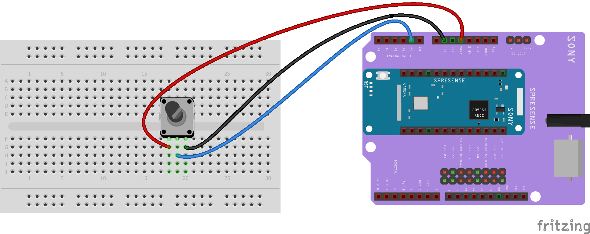 Potentiometer wiring diagram
