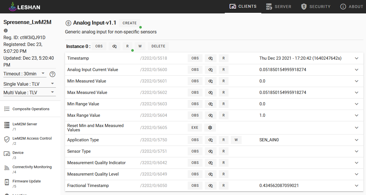 tutorial lte lwm2m leshan analog