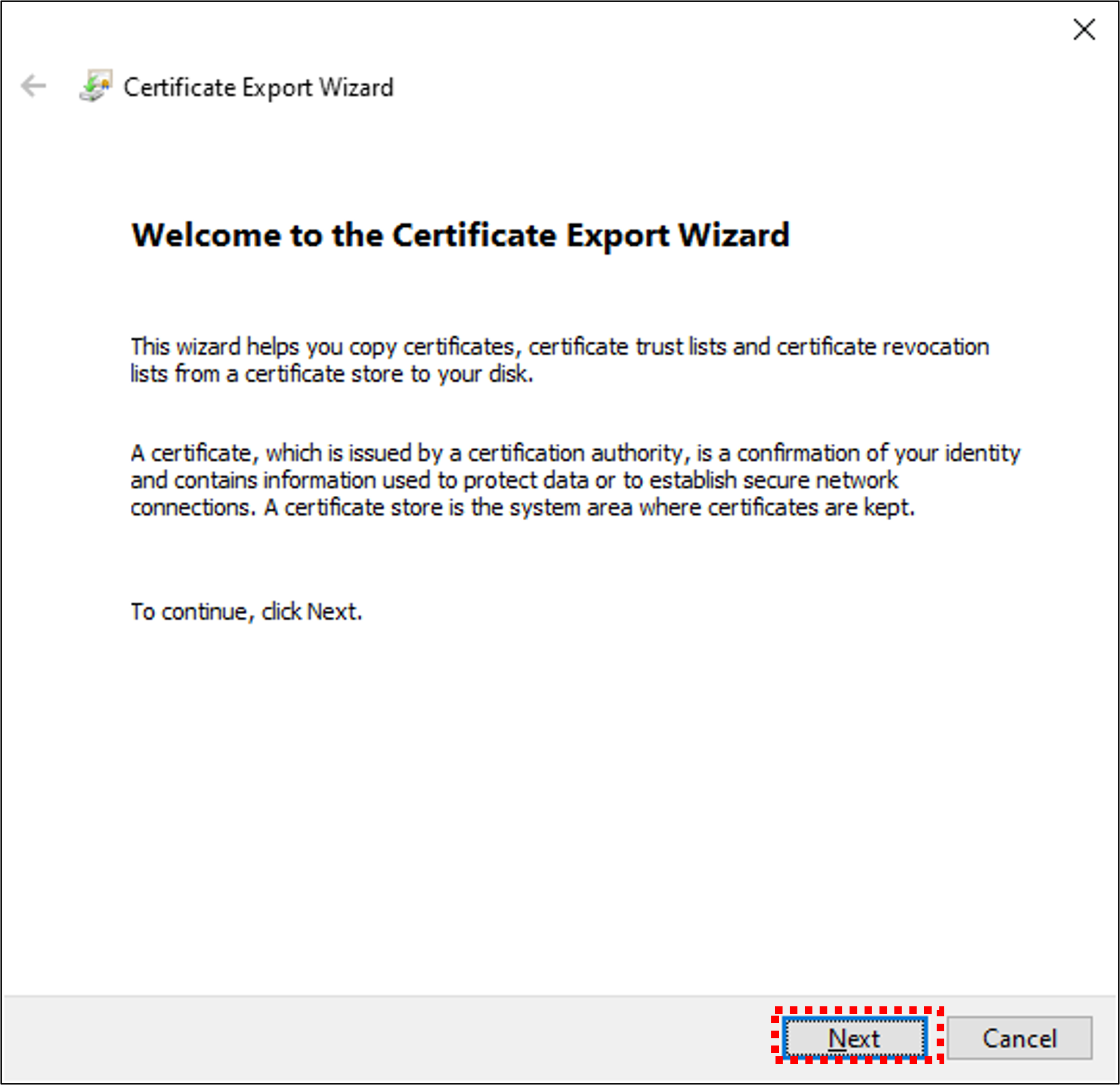 tutorial lte tls root certification export 2 en