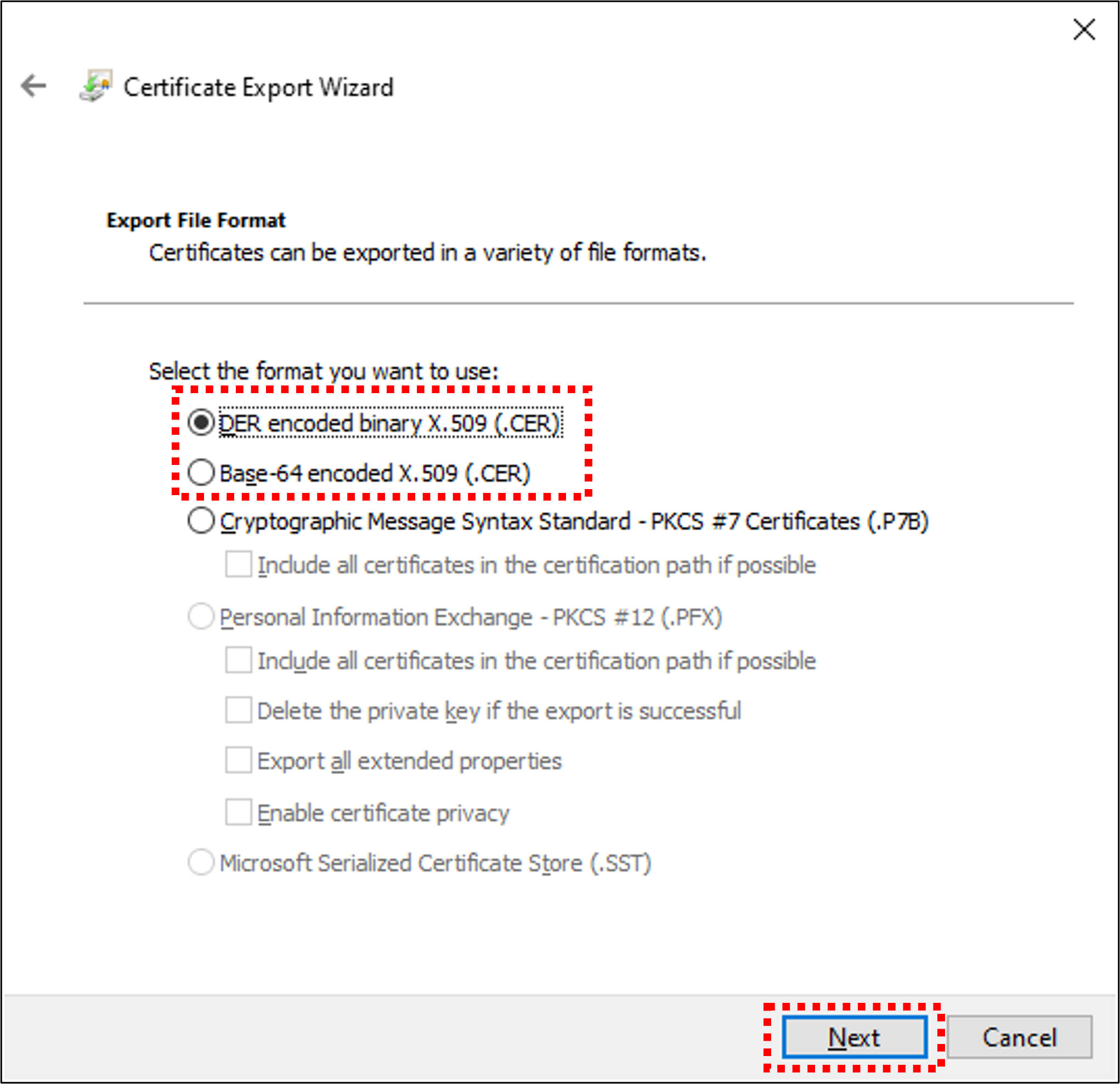 tutorial lte tls root certification export 3 en