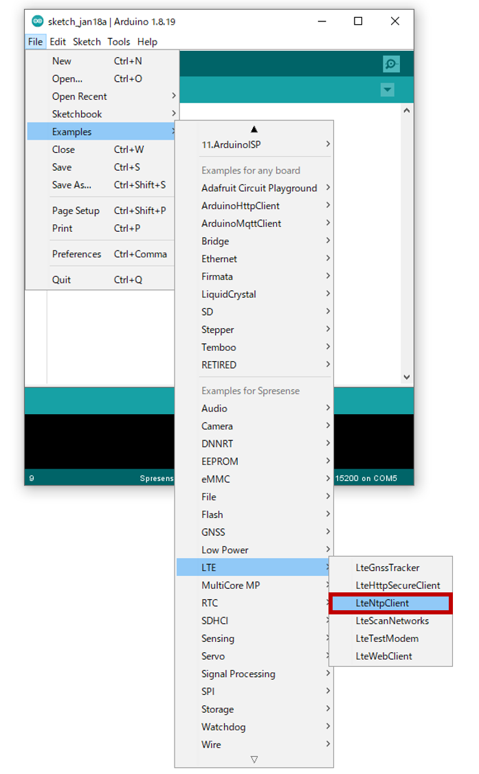 arduino lte examples ntpclient1 en