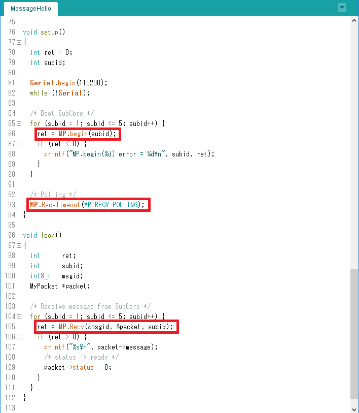 arduino multicore hello4 main