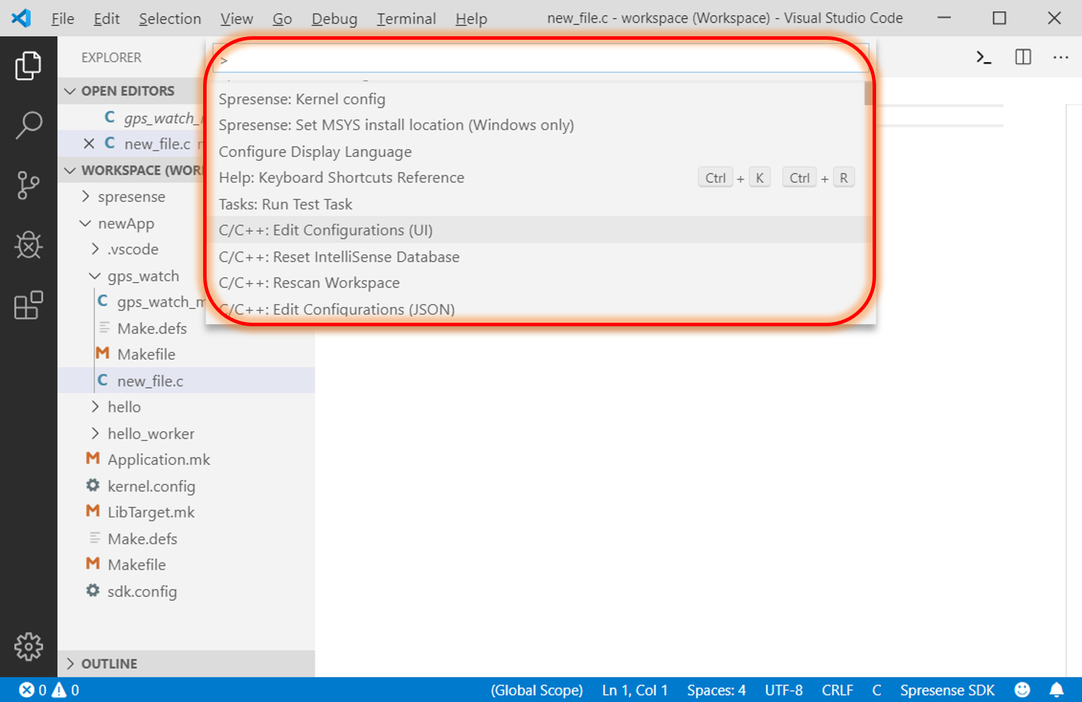 vscode bootloader open en