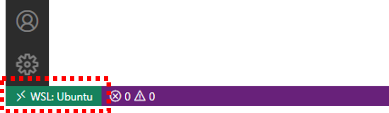 Remote-WSL Open status