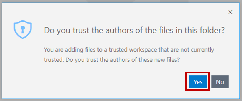 vscode setup workspace trust en